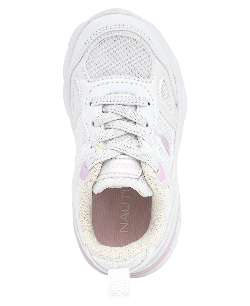 Nautica Toddler and Little Girls Albis Casual Sneakers