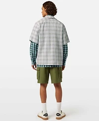 Scotch & Soda Men's Checked Short Sleeve Shirt