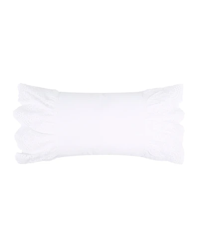Levtex Viviana Ruffle Decorative Pillow, 12" x 24"