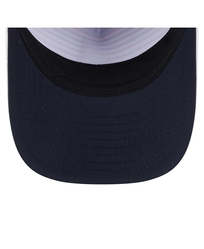 New Era Men's Navy Atlanta Braves Gradient 9FORTY M-Crown Adjustable Hat