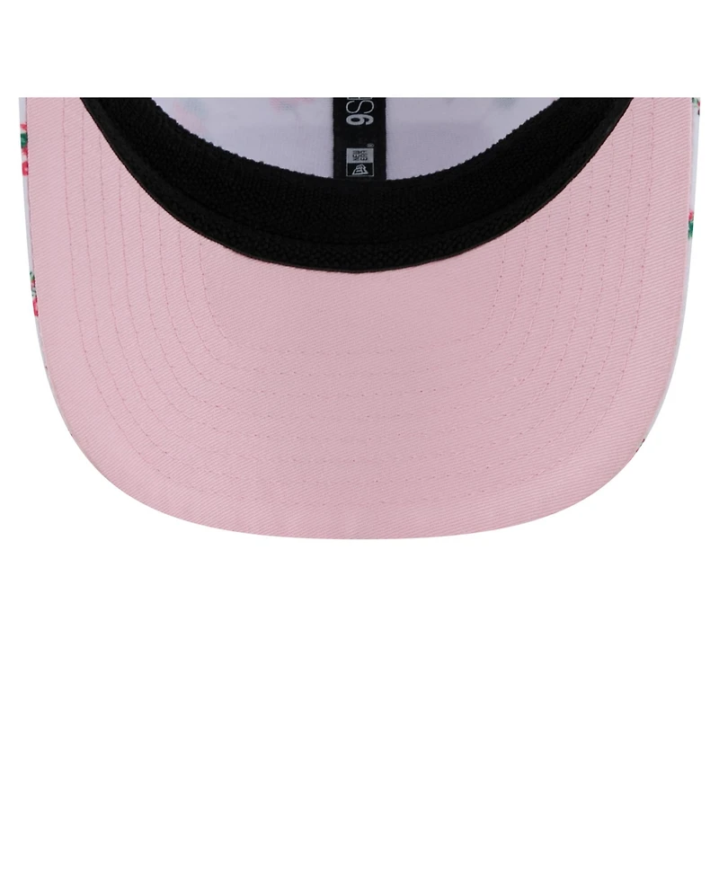 New Era Men's White San Francisco 49ers Adventure Flamingo Pattern 9SEVENTY Stretch-Snap Hat