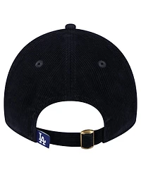 New Era Women's Dark Blue Los Angeles Dodgers Corduroy 9TWENTY Adjustable Hat