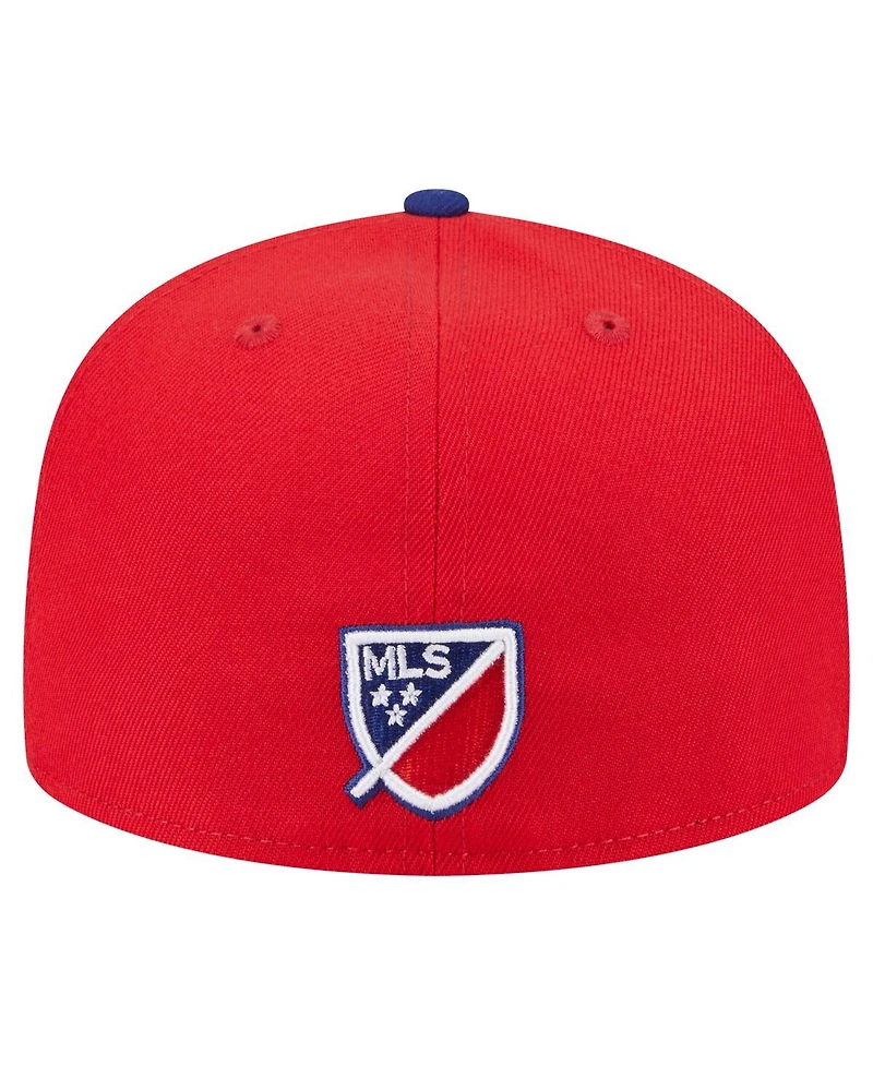 New Era Men's Red Fc Dallas 2025 Kickoff 59FIFTY Fitted Hat