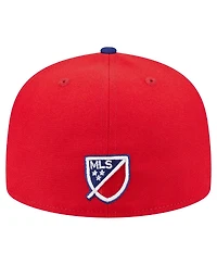 New Era Men's Red Fc Dallas 2025 Kickoff 59FIFTY Fitted Hat
