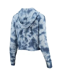 Alternative Apparel Women's Heathered Royal The Players Tie-Dye Cropped Pullover Hoodie