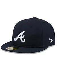 New Era Men's Navy Atlanta Braves 2025 Jackie Robinson Day Retro crown 59FIFTY Unstructured Hat