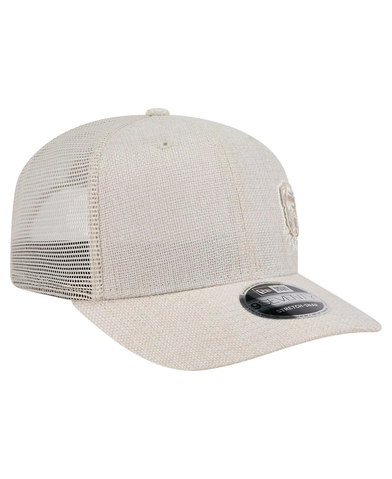 New Era Men's Natural Cleveland Browns Flawless 9SEVENTY Stretch-Snap Hat