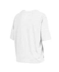 Pressbox Women's White Alabama Crimson Tide Harmony Oversized T-Shirt