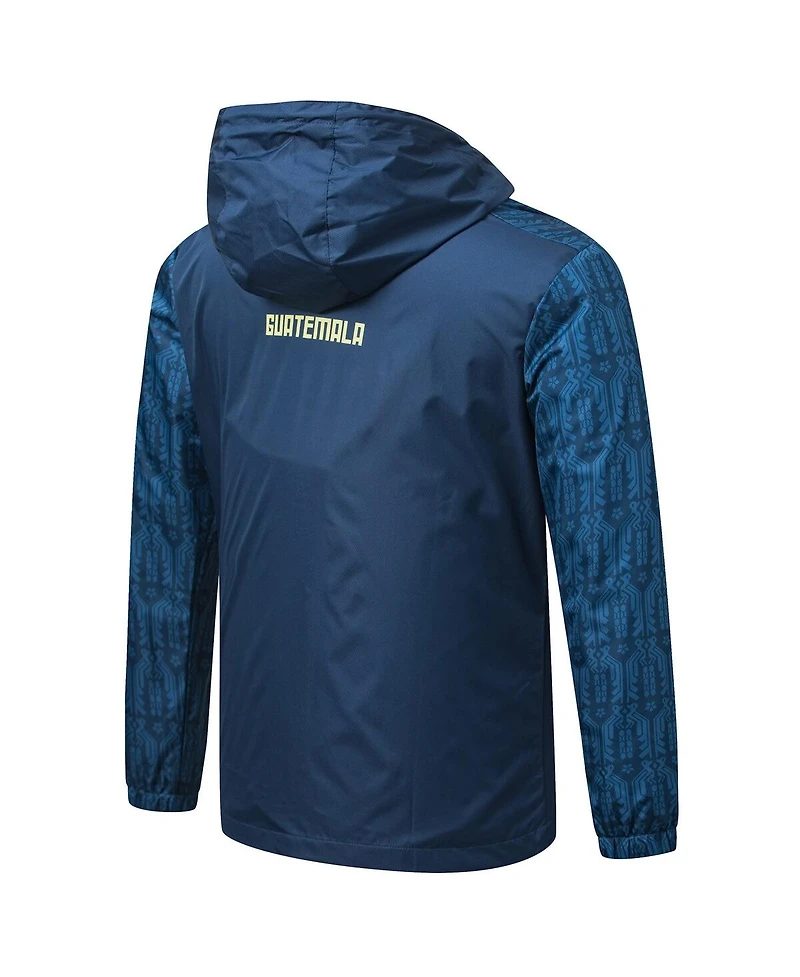 Umbro Men's Navy Guatemala National Team 2025 Full-Zip Rain Jacket