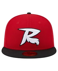 New Era Men's Red/Black Richmond Flying Squirrels Authentic Collection 59FIFTY Hat