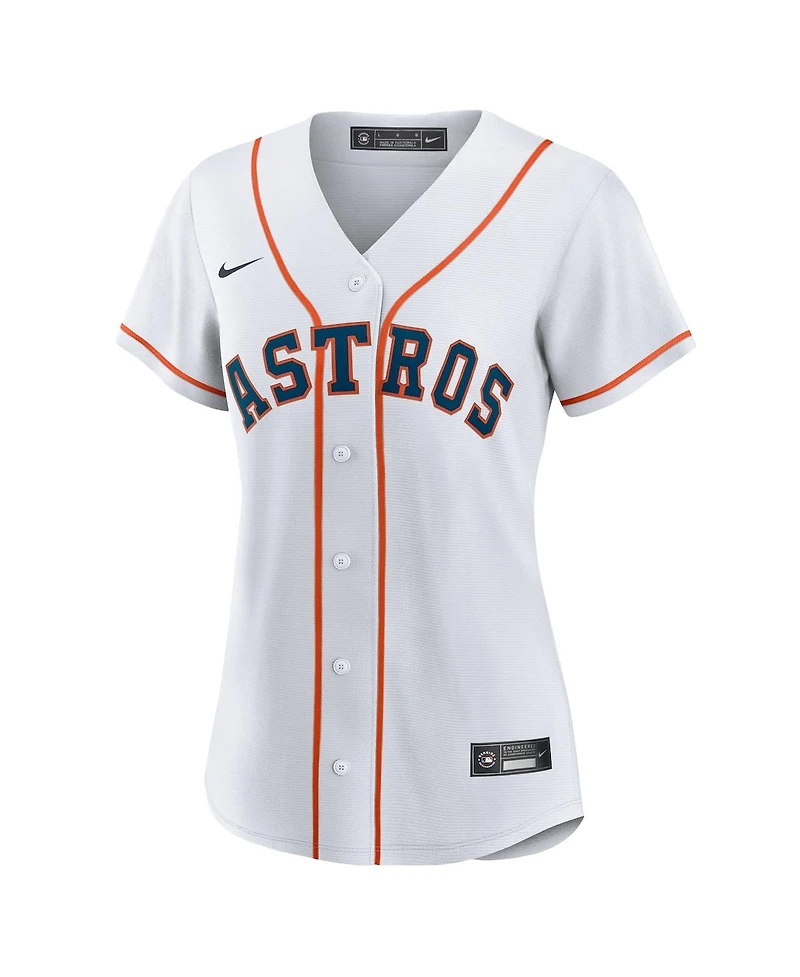 Nike Women's Jeremy Pena White Houston Astros Home Replica Jersey