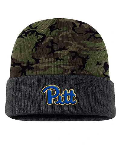 Nike Men's Camo Pitt Panthers Military Appreciation Cuffed Knit Hat
