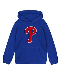 Outerstuff Toddler Royal Philadelphia Phillies Primary Logo Fleece Pullover Hoodie