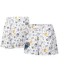 Freeze Max Women's White Star Wars Pop Art Club Shorts