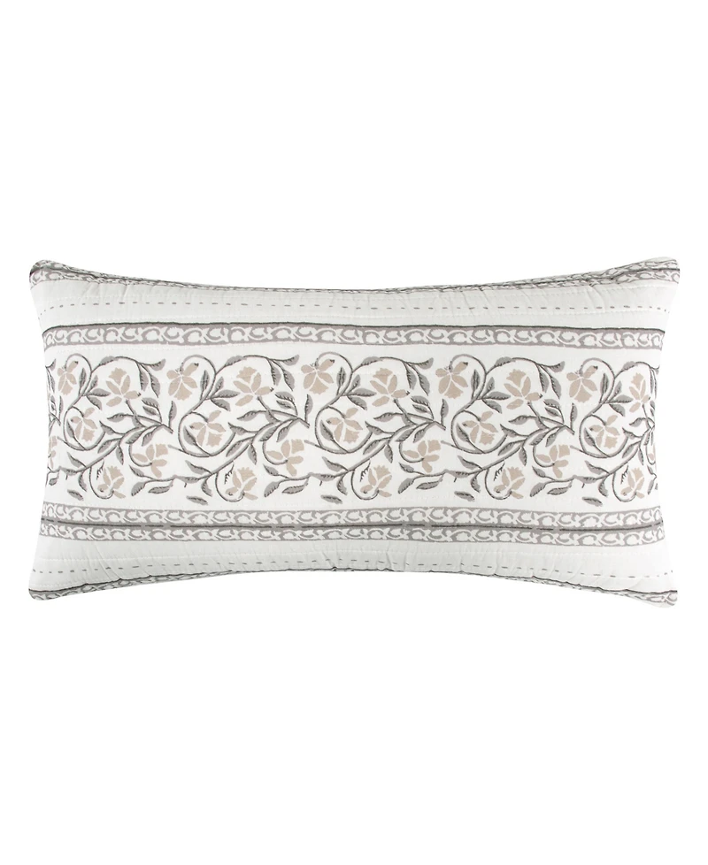 Levtex Adare Quilted Rectangle Decorative Pillow, 24" x 12"