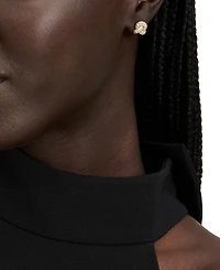 kate spade new york Gold-Tone Pave Double Knot Stud Earrings