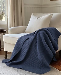 Levtex Ballou Enzyme Washed Quilted Throw, 50" x 60"