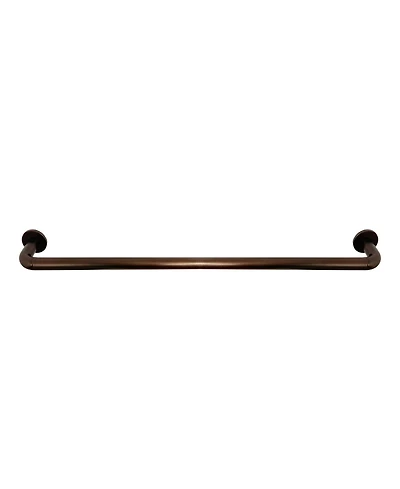 Hlc.me Wrap Around Room Darkening Grommet Curtain Rod - Adjustable Telescoping - Sturdy Rustproof Pipe 1" Diameter for Heavier Blackout Drapes