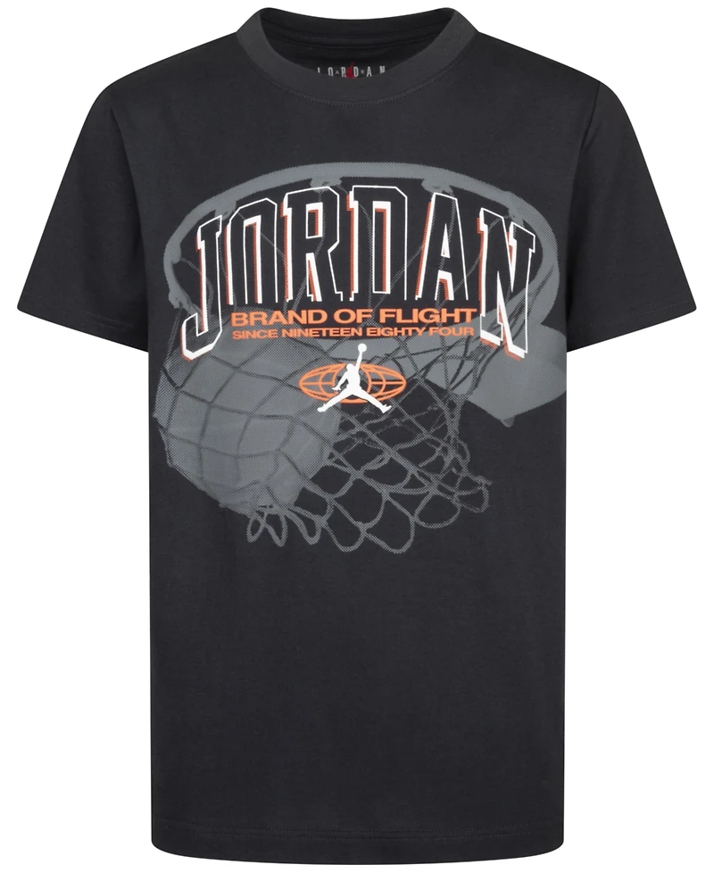 Jordan Big Boys Short-Sleeve Hoop Up Graphic T-Shirt