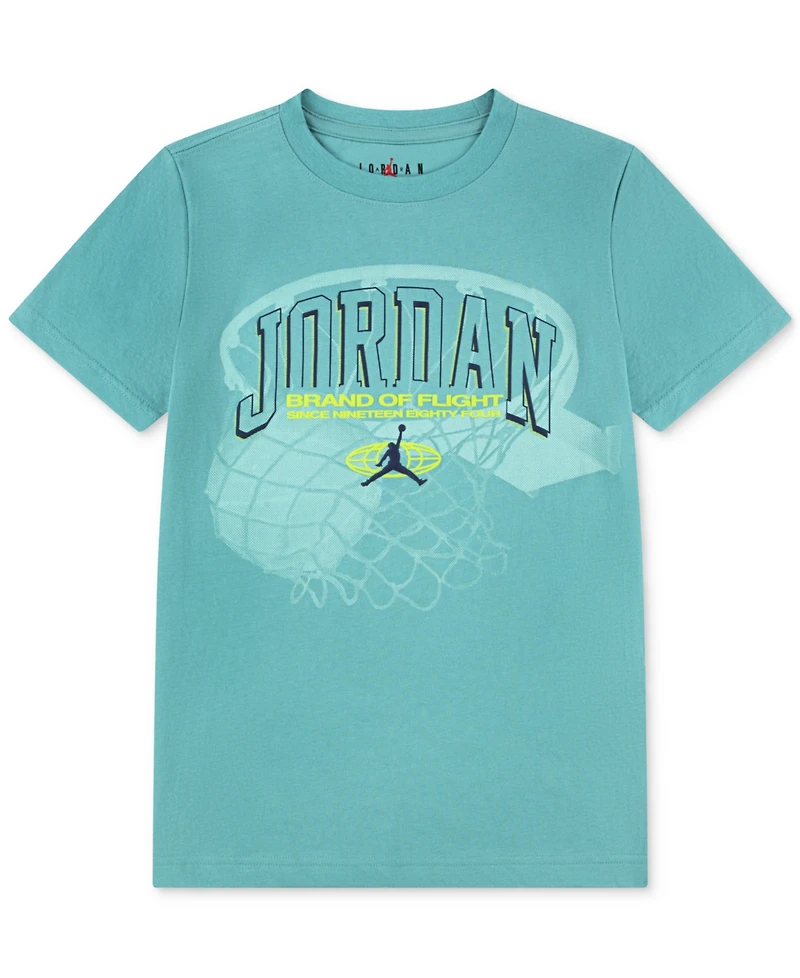 Jordan Big Boys Short-Sleeve Hoop Up Graphic T-Shirt