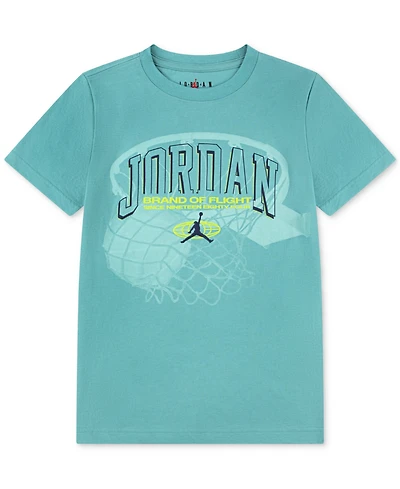 Jordan Big Boys Short-Sleeve Hoop Up Graphic T-Shirt