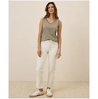Pact Women's Organic Cotton Softspun V-Neck Tank