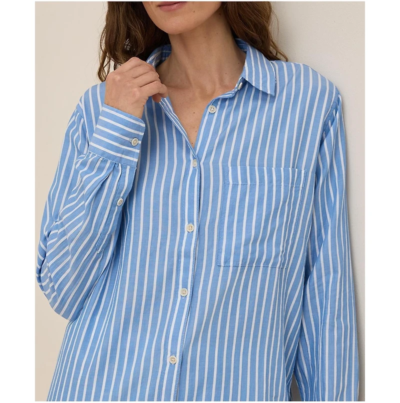 Pact Women's Organic Cotton Sunset Lightweight Classic Shirt