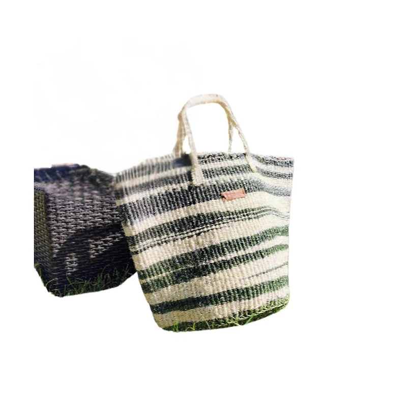 Healing Handmade Sisal Tote Basket Bag