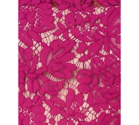 Adrianna Papell Women's Sleeveless Lace Midi Dress