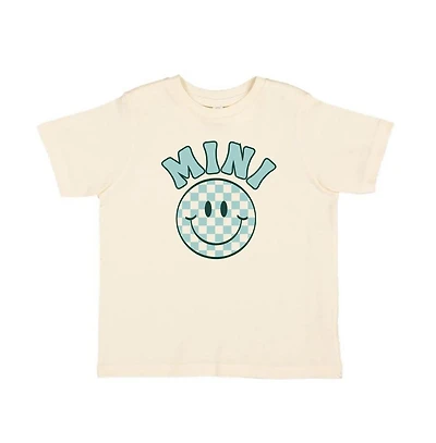Sweet Wink Toddler Boys Mini Smiley Checker Short Sleeve T-Shirt