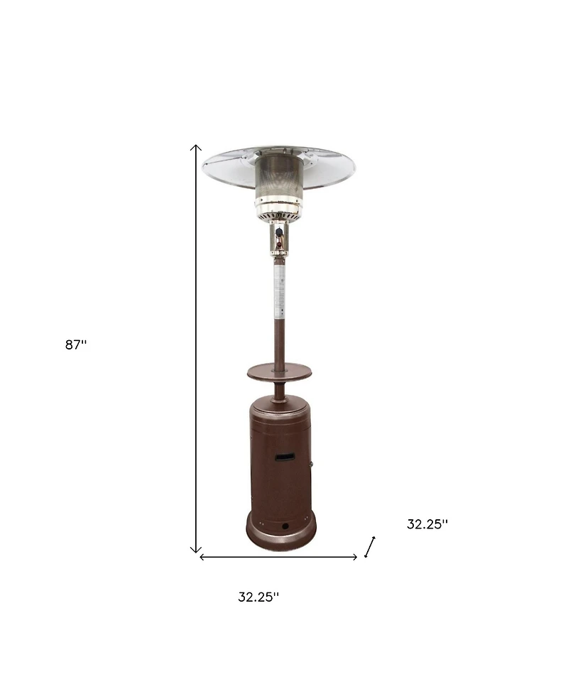 Outdoor 48000 Btu Propane Patio Heater with Durable Steel Construction