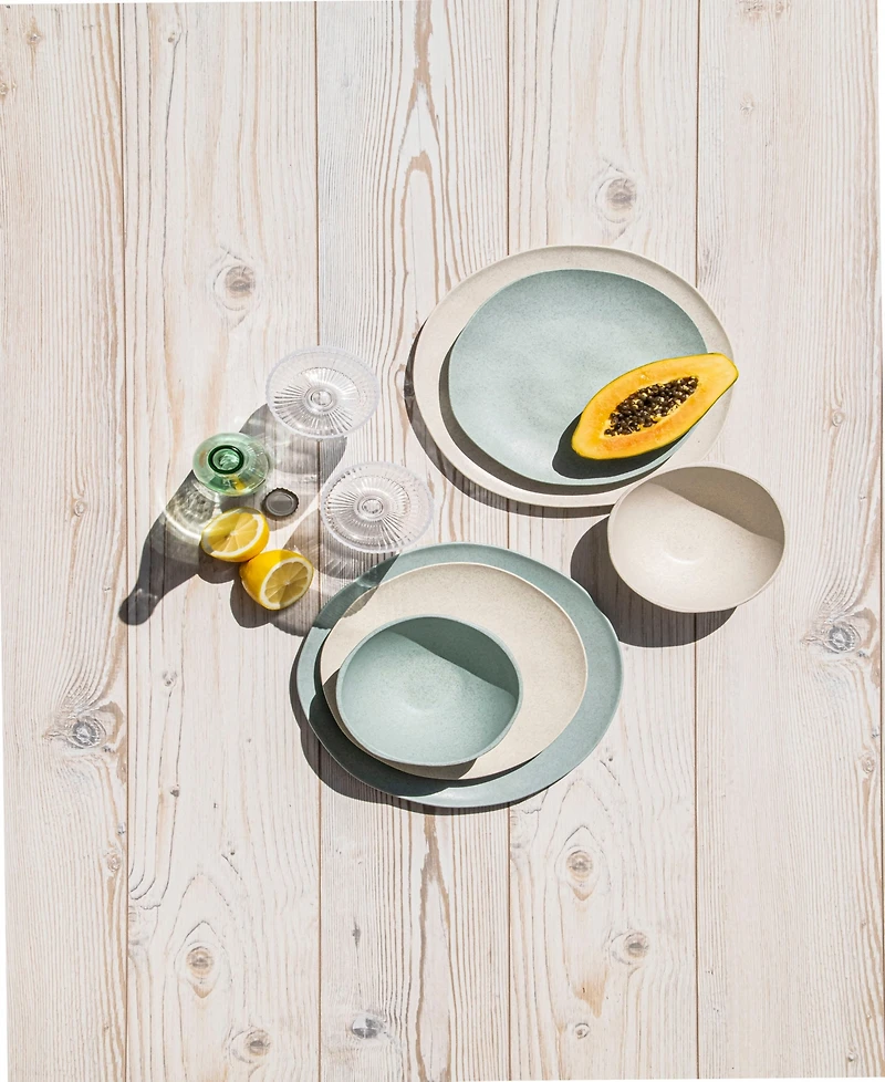 Abode Homewares Melamine 6-Pc. Low Bowls, Service For 6
