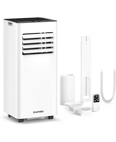 Zafro 10000 Btu Portable Air Conditioners, 4-in-1 Modes Portable Ac Unit with Energy Efficient/Quiet Sleep/Remote Control/24Hrs Timer for Bedroom/Dorm