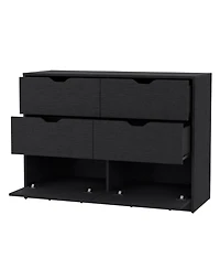 Manufactured Wood 6-Drawer Dresser – Minimalist Design