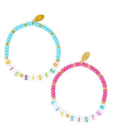 Zomi Gems Girls Sis/Lil Sis Stretchy Bead Bracelet Set
