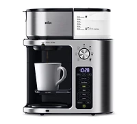 Braun MultiServe Plus 10-Cup Pod-Free Drip Coffee Maker, KF9370SI