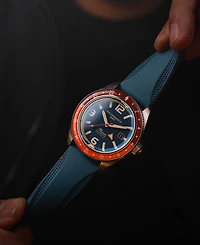 Spinnaker Men's Fleuss Gmt Automatic Solid Stainless Steel Bracelet Watch