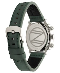 Spinnaker Men's Hull Chronograph Green Leather Strap Watch, 42mm