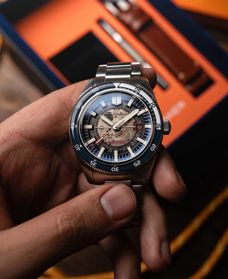 Spinnaker Men's Fleuss Automatic Severn Edition Solid Stainless Steel Bracelet Watch