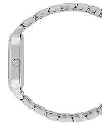 London Fog Unisex Orchard Silver Link Alloy Watch, 35mm