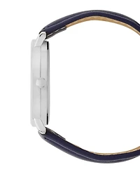 London Fog Unisex Millennium Blue Leather Watch, 40mm