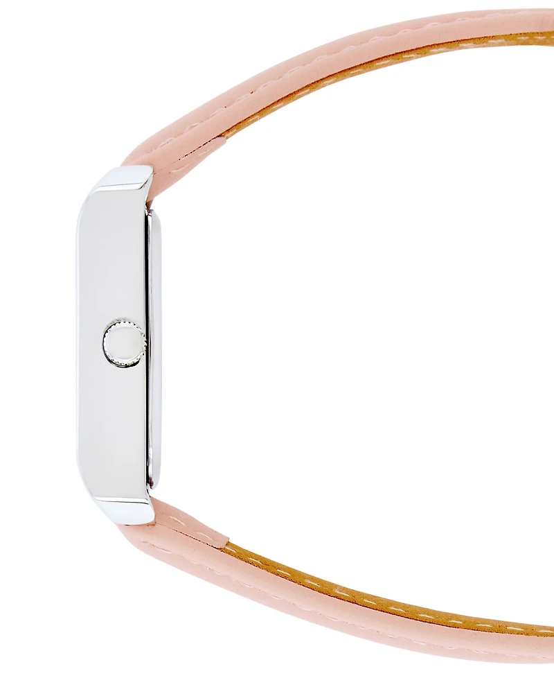 London Fog Unisex Chancery Pink Leather Watch, 22mm