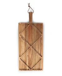 Toscana Acacia Grazing Charcuterie Sectioned Paddle Serving Board