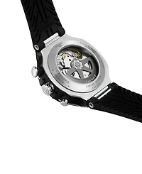 Tissot Men's Swiss Automatic Chronograph T-Race MotoGP Black Silicone Strap Watch 45mm