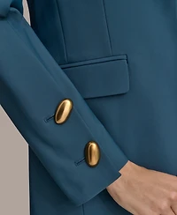 Donna Karan New York Women's Button-Sleeve Blazer, Regular & Petite
