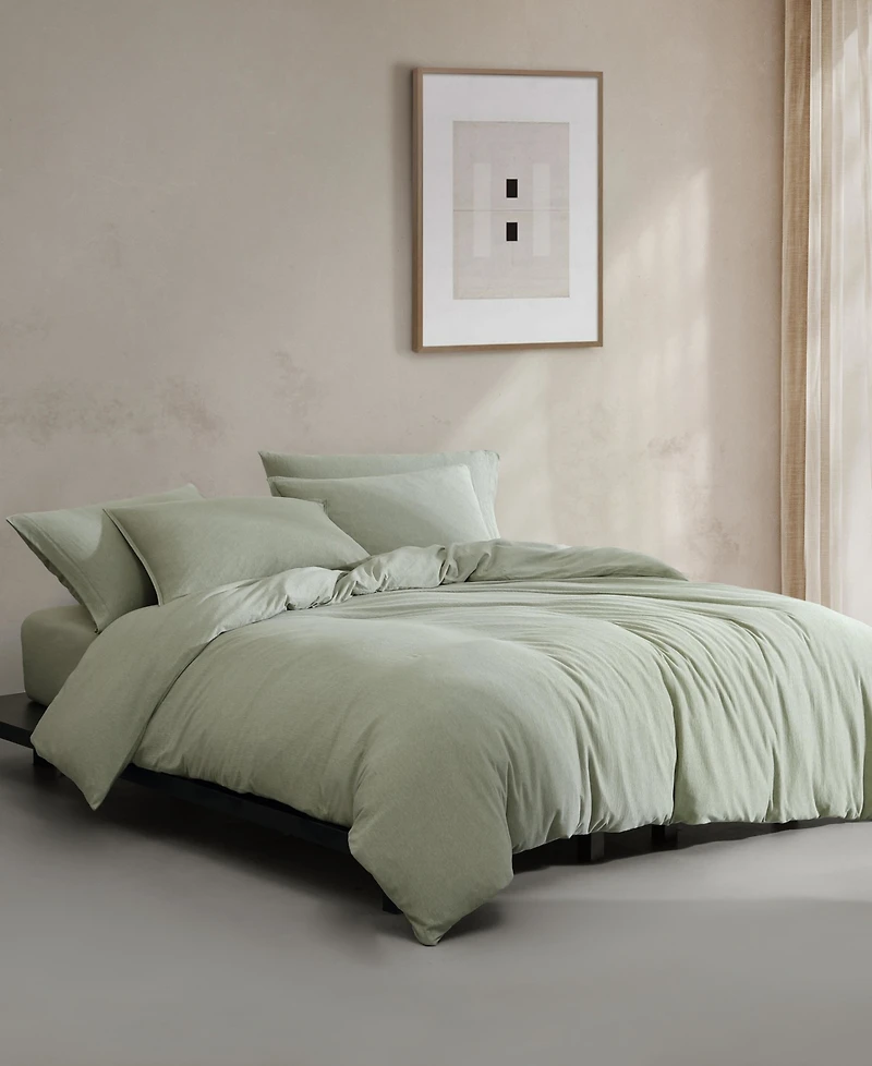 Calvin Klein Modern Cotton Melange Tencel Jersey 3 Piece Duvet Cover Set