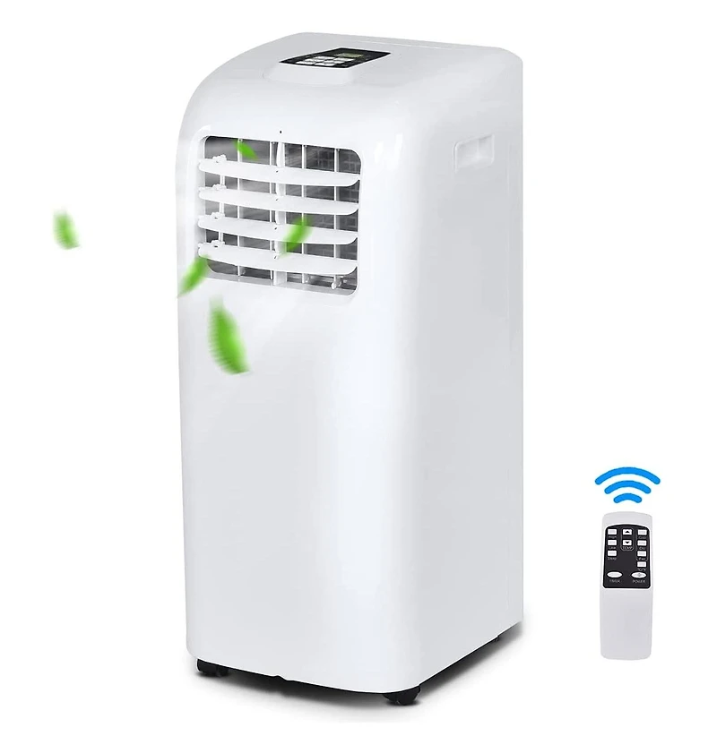 Gymax Portable Air Conditioner Cooling Fan Dehumidifier 8000BTU Ashrae w/ Remote Control