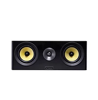 Fluance Signature HiFi 2-Way Center Channel Speaker for Enhanced Dialogue and Vocals Home Theater Surround Sound Systems - Natural Walnut (Hfcw)