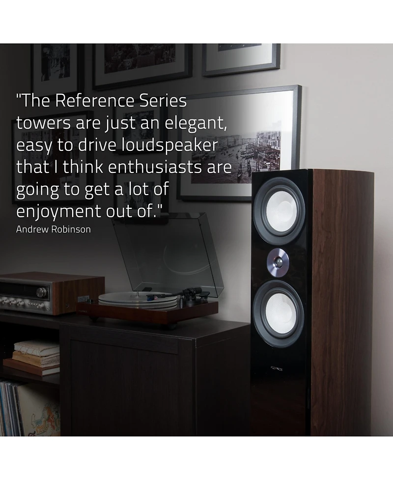 Fluance Reference High Performance 2-Way Center Channel Speaker for Enhanced Dialogue and Vocals Home Theater Surround Sound Systems