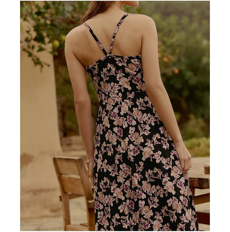 Pact Women's Organic Cotton Fit & Flare Midi Dress - Shorty